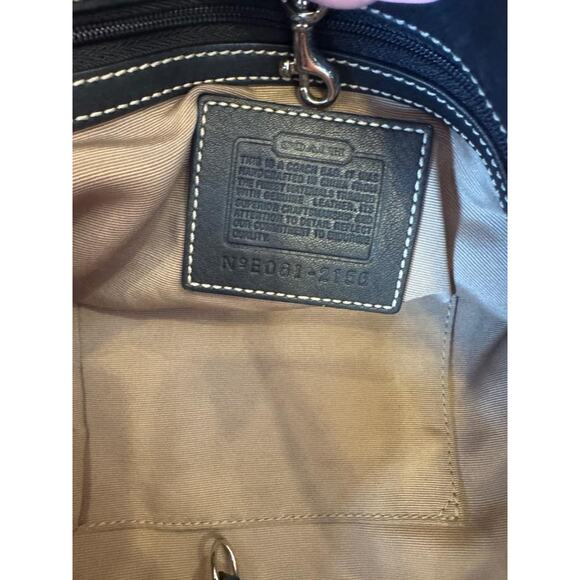 COACH SIGNATURE bROWN SHOULDER BAG TOTE PURSE 2156 (100 - Picture 7 of 12